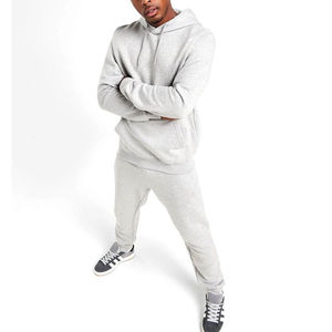 Ensemble 2 pièces Survêtements Survêtement en coton et polyester pour homme avec logo personnalisé - Product Image 1