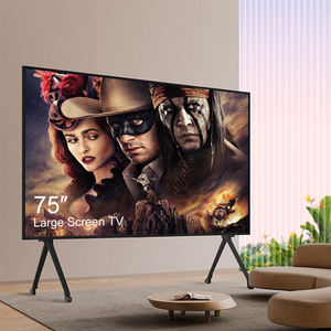 Téléviseur grand écran 75 85 95 pouces Android TV avec verre trempé, télévision 4K UHD LED Smart TV - Product Image 1