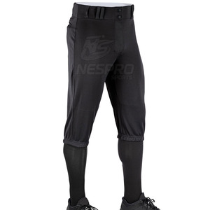 Pantalón de béisbol transpirable de secado rápido para hombre, cómodo, con botones, Color sólido, 100% poliéster, personalizable - Product Image 4
