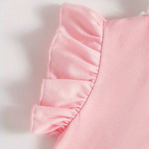 T-shirts pour filles entièrement personnalisés, vêtements décontractés à rayures tricotées, t-shirts d'été extensibles pour filles - Product Image 4