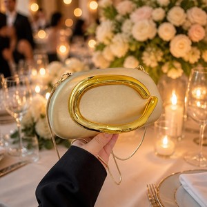 Sac de soirée pour femme avec chaîne, pochette bandoulière, sac à main de fête, fermeture magnétique, petit sac à bandoulière, Nouveauté 2026 - Product Image 3