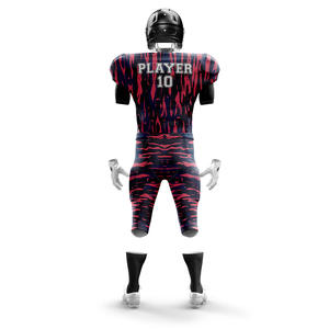 Ensemble de maillots de football américain direct d'usine pour garçons personnalisable respirant court grande taille livraison rapide bas prix OEM - Product Image 3