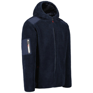 Chaqueta de Invierno Personalizada, Impermeable, Casual, Cortavientos, Transpirable, de Talla Grande para Hombre, con Capucha, de Piel de Vaca, Tejida, de Forro Polar, con Cremallera - Product Image 3