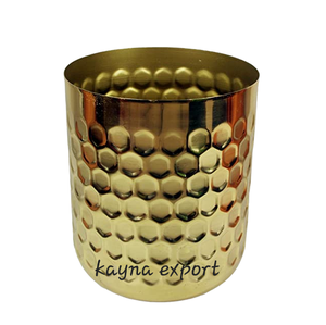 Nouvellement moderne élégant martelé cuivre Antique fini métal planteur décoration intérieure pour sol et maison jardin décoration - Product Image 2