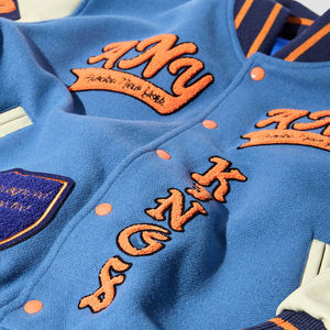 Veste de baseball universitaire pour hommes, style varsity, décontractée, chaude, d'hiver, à manches longues, vêtement d'extérieur tendance - Product Image 4