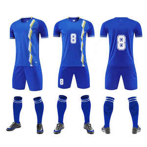 Tenues de football complètes 100% polyester anti-UV à manches courtes respirantes, ensemble de sport, entraînement, promotions de septembre - Product Image 2