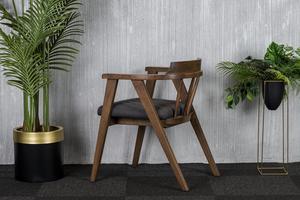 Silla de comedor de madera ecológica moderna europea, patrón acolchado, tapicería cosida a láser, duradera, para el hogar, la Oficina, el hogar, el Hotel - Product Image 2