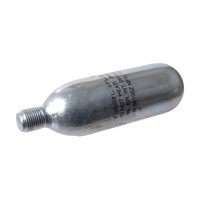 Cartouches de CO2 de qualité alimentaire 25g pour VTT, haute pression 69 bars, jetables, certifiées CE, en acier au carbone pour gonfleur de pneus et réparation