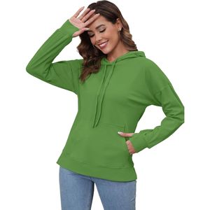 Meilleur pull-over à capuche de haute qualité pour femmes haut décontracté thermique personnalisé pour l'hiver sweat à capuche pour femmes avec logo à l'avant - Product Image 4