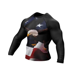 Custom Logo Wholesale Design Your Own Sublimation <b>Printed</b> Jiu Jitsu Mma for Men Bjj Shirts Rashguard - Product Image 2