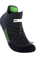 Chaussettes de course à compression anti-bactériennes à séchage rapide pour hommes et femmes, 2/4/6 paires, coupe basse, soutien de la cheville, lavables en machine, Bangladesh