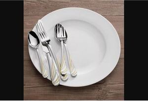 Cuillère personnalisée en forme de bouilloire en acier inoxydable 24 pièces ensemble de couverts qualité supérieure meilleurs ustensiles de table argenterie - Product Image 3