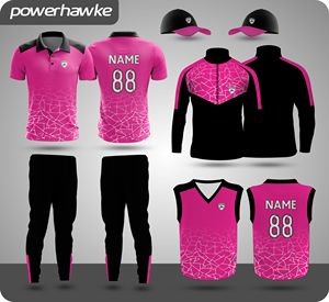 Conjunto de uniforme de cricket Cuello Jersey Camiseta Pantalones con logotipo de tamaño personalizado Nombre del equipo disponible en colores decentes - Product Image 4