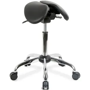 Chaise de selle moderne avec base en plastique pour l'école et l'hôpital - Product Image 2