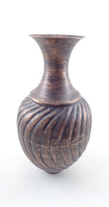 Vase à fleurs en aluminium en bois brun utilisé pour les décorations de table Vases Métal Home Decor Flower Vases and Pots Mason Jars - Product Image 3