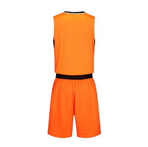 Conjunto de Camiseta de Baloncesto Naranja para Hombre, Cuello en V, Sin Mangas, Absorbe la Humedad, 100% Poliéster, Uniforme con Estampado Sublimado - Product Image 2