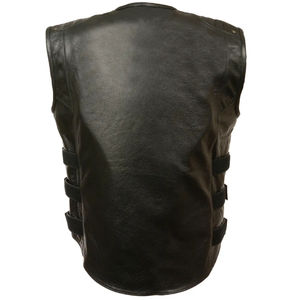 Gilet en cuir pour homme de qualité supérieure, marque privée, vente en gros, gilet en cuir pour homme, gilet en cuir pour homme sur mesure - Product Image 2