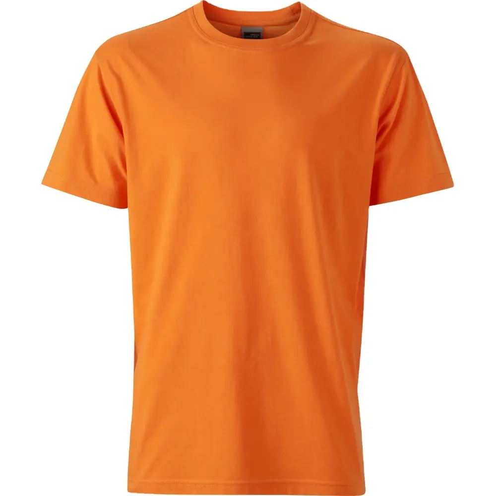 T-shirt da uomo in tinta unita con LOGO stampato personalizzato in cotone 100% di buona qualità