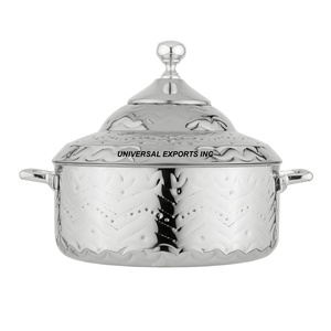 Hotpot Juego de tres cazuelas hechas a mano Última tendencia Calentador de alimentos de metal de lujo Estilo de diseño clásico Más vendidos - Product Image 5