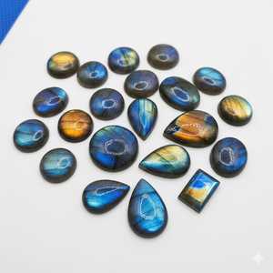 Labradorita Azul de Alta Calidad AAA, Piedra Preciosa Suelta al por Mayor, Cabujón de Labradorita Azul, Labradorita Azul Semipreciosa - Product Image 4