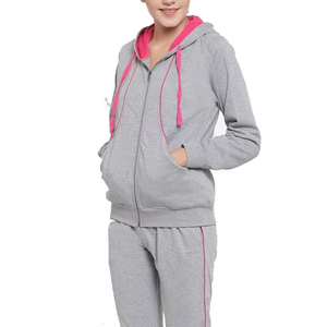 Nouvel ensemble de survêtement élégant pour femme, deux pièces, en molleton délavé, vêtements tendance - Product Image 3