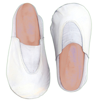 Chaussures de gymnastique et d'acrobatie pour femmes en cuir véritable personnalisées, respirantes, avec logo personnalisé et emballage
