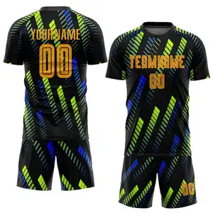 2024 Neues Design benutzerdefinierte Sublimations-Fußball-Anzüge Sportbekleidung bequem und atmungsaktiv Fußball-Anzug für Team