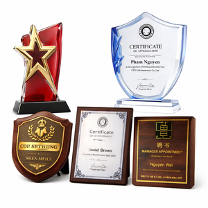 Placa Conmemorativa y de Reconocimiento Religioso de Madera Personalizada con Placa de Metal Grabada, Ceremonia de Iglesia, Reconocimiento de <span class=keywords><strong>Fe</strong></span>, Honor, Tributo, Regalo - Product Image 1