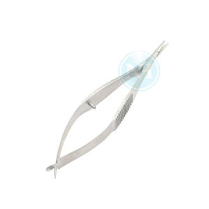 Tijeras Oftálmicas Rectas Vannas con Puntas Afiladas, Instrumento Médico Quirúrgico, Tijeras Vannas Rectas de Punta Fina - Product Image 1