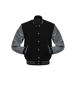 Veste de Baseball Hommes Plain Blank Varsity Letterman Vestes Style Col Laine Varsity Jacket letterman baseball varsity - Product Image 1