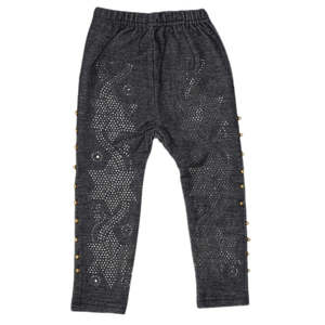 Girls Denim <b>Tight</b> Steel Blue B - Product Image 1