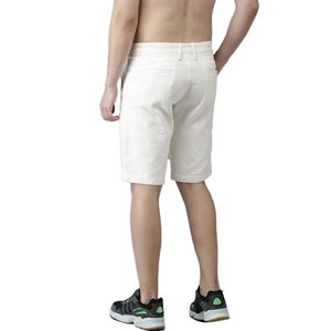 All'ingrosso cotone di qualità Streetwear estate <span class=keywords><strong>corti</strong></span> da uomo bianco tinta unita <span class=keywords><strong>pantaloncini</strong></span> in Denim mezzo pantaloni per gli uomini - Product Image 3