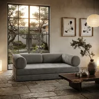 Minimalistisches Indoor-Freizeitsofa Knochenloses Schwammmaterial Ergonomische Unterstützung Hohe Tragkraft Rutschfeste Basis