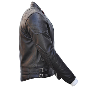 Chaqueta de moto de cuero genuino para hombre, chaquetas de moto para ciclismo al aire libre, ropa de invierno a prueba de viento, equipo de protección - Product Image 3