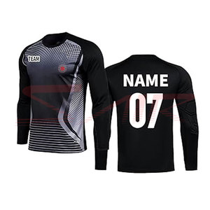 Uniforme de Portero de Fútbol Personalizable al por Mayor para Hombre, 100% Poliéster, Impreso, Cómodo, de Alta Calidad, Servicio OEM Personalizado - Product Image 2