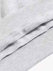 Pull à capuche pour hommes 100% coton à manches longues doublé polaire Logo personnalisé coupe confortable Style Streetwear OEM ODM - Product Image 5