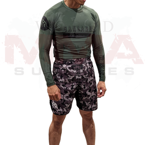 Chemise de compression de style unique pour hommes Rash Guard Wholesale Plain Blank Design - Product Image 2