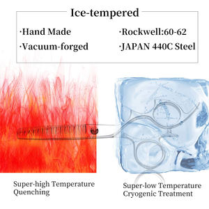 Tijeras de Peluquería Profesionales de 6.0 Pulgadas con Orificios Grandes para los Dedos, Tijeras de Texturización para Estilistas y Barberos, Acero Inoxidable 420C - Product Image 3