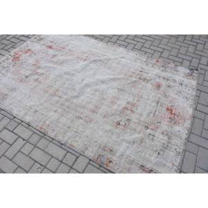 พรมตุรกีโบราณขนาด5.3x8.1ฟุตพรมขนแกะสีขาวแดงขนาด9x12ขนาดใหญ่สำหรับโถงทางเดินทรงสี่เหลี่ยมผืนผ้าพรม10มม. - Product Image 4