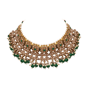 Conjunto de collares de gargantilla de colección de boda cuadrada elegante - Product Image 4