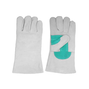 2025 Guantes de soldadura de cuero de seguridad de alta protección Premium baratos de fábrica Guantes de cuero de vaca Guantes de cuero de seguridad - Product Image 2