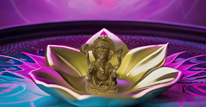 Modern Design Lord Ganesha <b>Statue</b> Idol Brass Metal Pooja Idol for Home Decor <b>Religious</b> Ganesh Murti Showpiece for Puja - Product Image 5