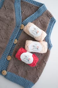 Hilo de lana suave YARNA Anywool (45g) ecológico, vibrante, para decoración del hogar, fibra natural sostenible, transpirable, estilo campestre, colorido. - Product Image 4