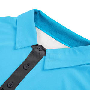 Polo clásico de algodón para hombre, Polo elegante de manga corta con opción de etiqueta privada, polo - Product Image 4