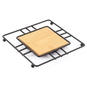 Set de table noir et bambou Elie - Product Image 1