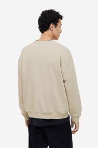 Sweat-shirt en molleton pour homme, personnalisé avec logo imprimé, respirant, à manches longues, 100% coton lourd, disponible en OEM - Product Image 3