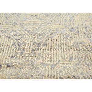 พรมขนสัตว์และใยวิสโคสถักมือ Gulnar สีเทาและสีดำ ลายเรขาคณิต สำหรับใช้ในบ้าน-รุ่น SKWV-54 - Product Image 1