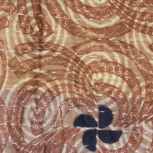 Authentic Indian Vintage Reversible Kantha <b>Quilt</b> 100% Cotton Hand Stitched Heavy Throw Single Size Printed Wholesale Sari <b>Quilt</b> - Product Image 4