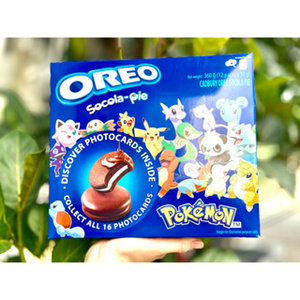 พายช็อกโกแลตครีม Cadbury Oreo กับสตรอเบอร์รี่360กรัมบิสกิตกรอบในบรรจุภัณฑ์ใหม่ลายแถบรสหวาน - Product Image 2
