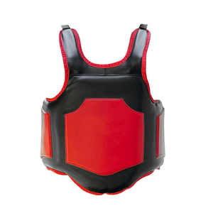 Chaleco de boxeo para adultos Pu y cuero de espuma Protector Chaleco de boxeo Taekwondo Karate Artes marciales Chaleco DE BOXEO - Product Image 4